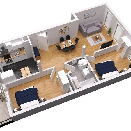Zentrum Residenz - Wohnen Auf Hoechstem Niveau Leipzig Eksteriør bilde